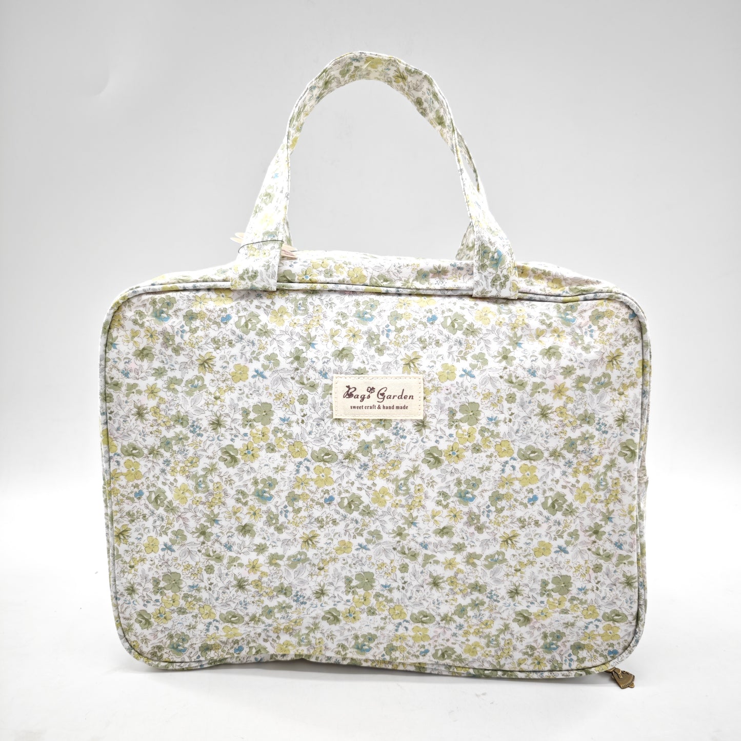Bolso de viaje impermeable con flores – formato rectangular