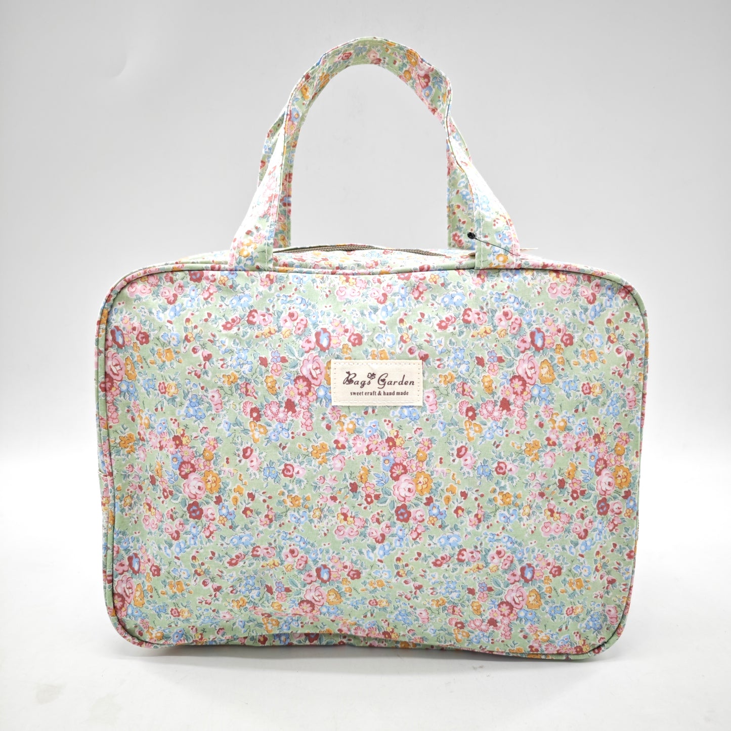 Bolso de viaje impermeable con flores – formato rectangular