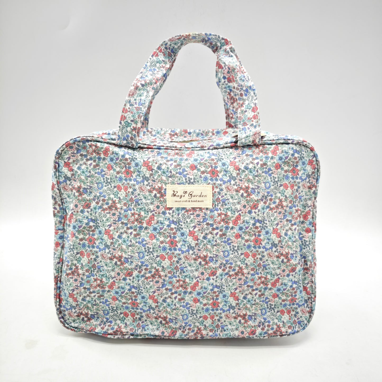 Bolso de viaje impermeable con flores – formato rectangular