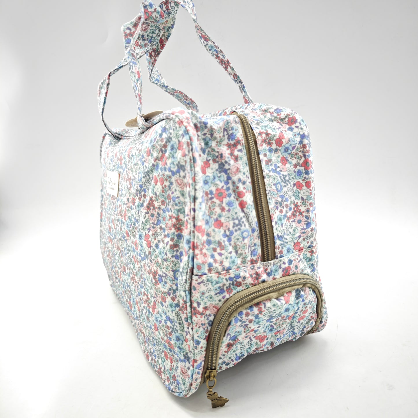 Bolso de viaje impermeable con flores – formato rectangular