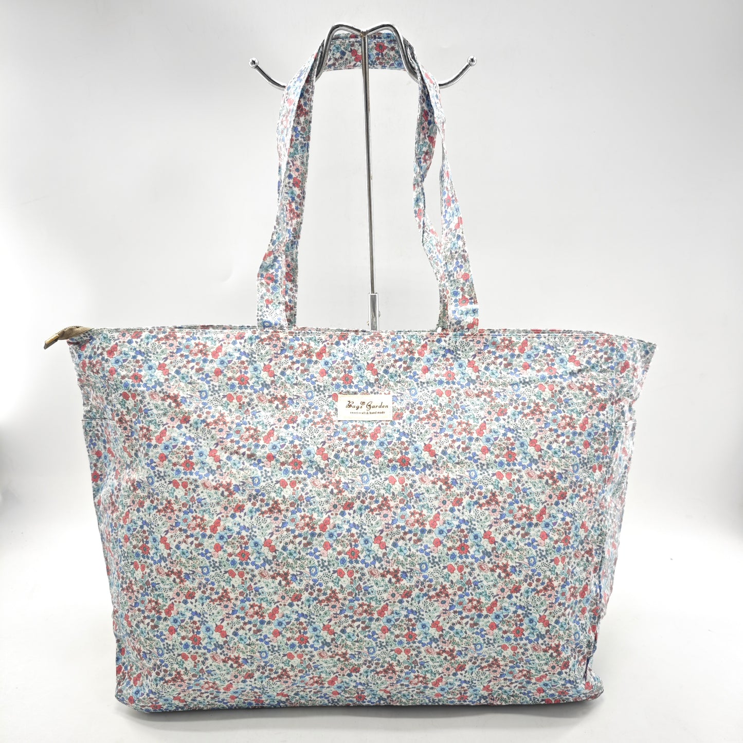 Bolso de playa impermeable con flores