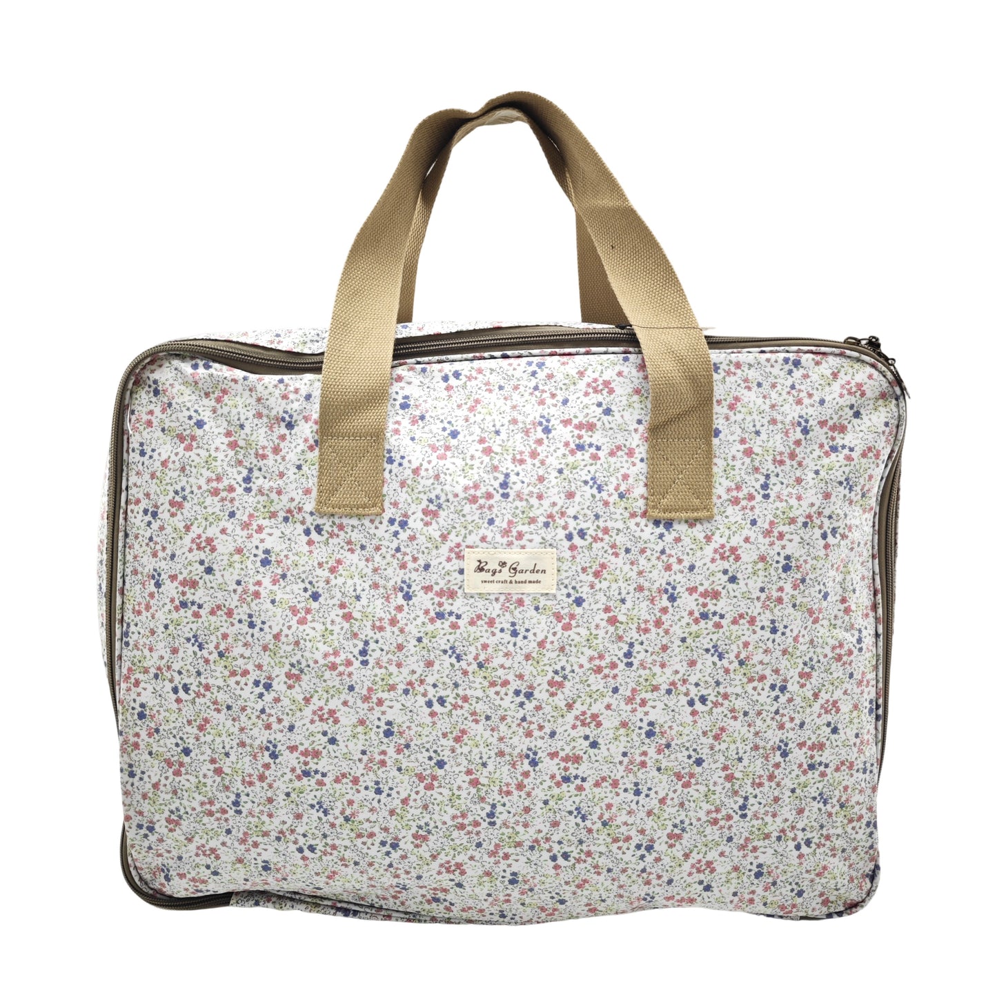 Bolso Maternal Impermeable Grande con Flores