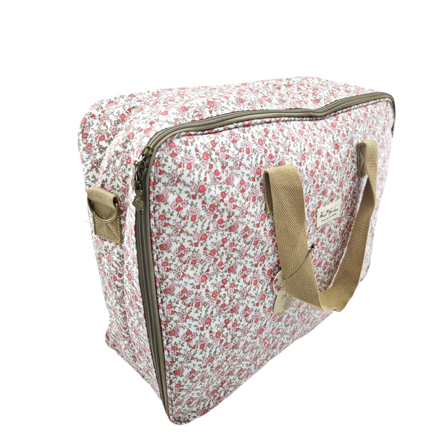 Bolso Maternal Impermeable Grande con Flores