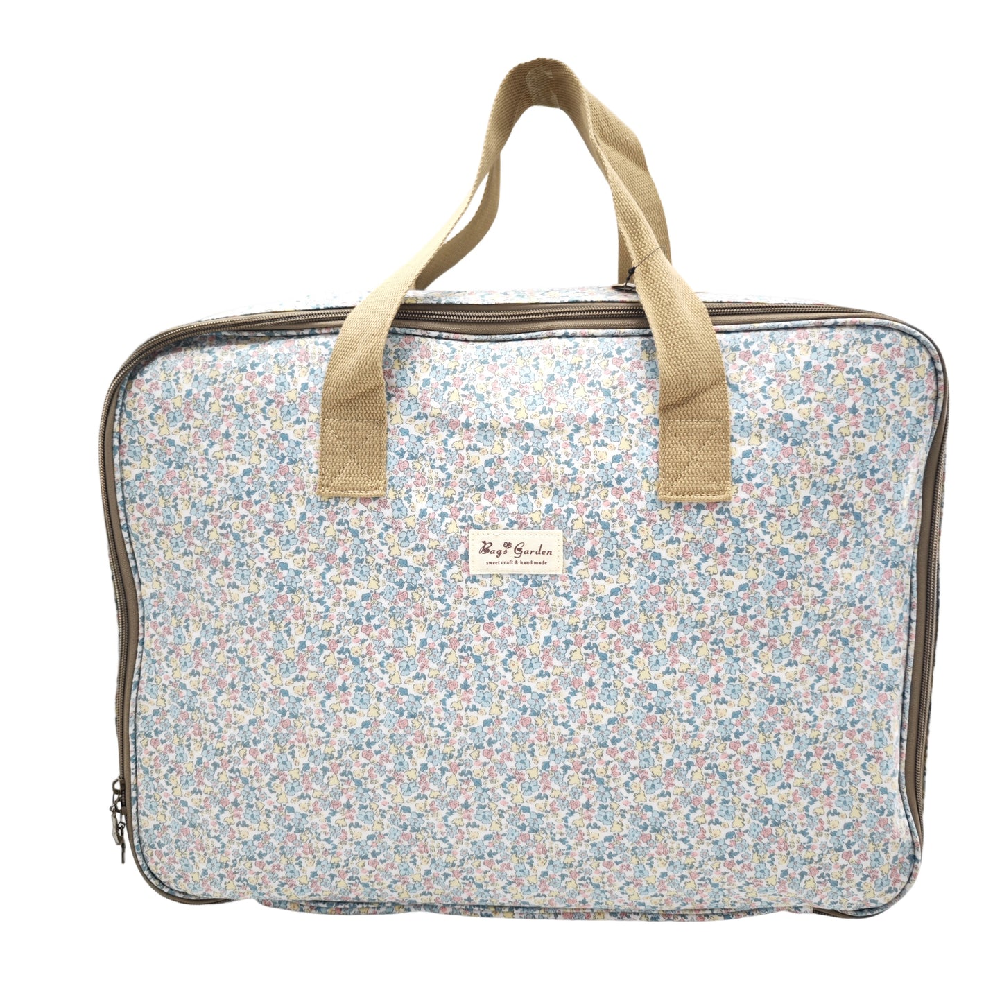 Bolso Maternal Impermeable Grande con Flores