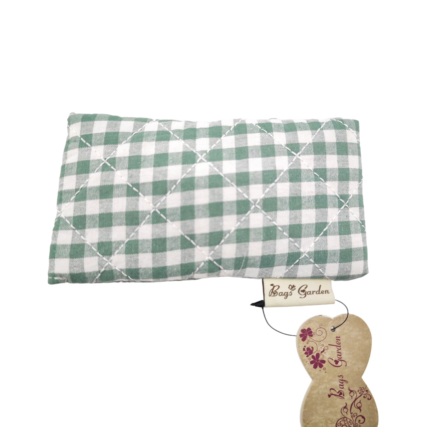 Funda de Gafas de Algodón Acolchada con Vichy Grande