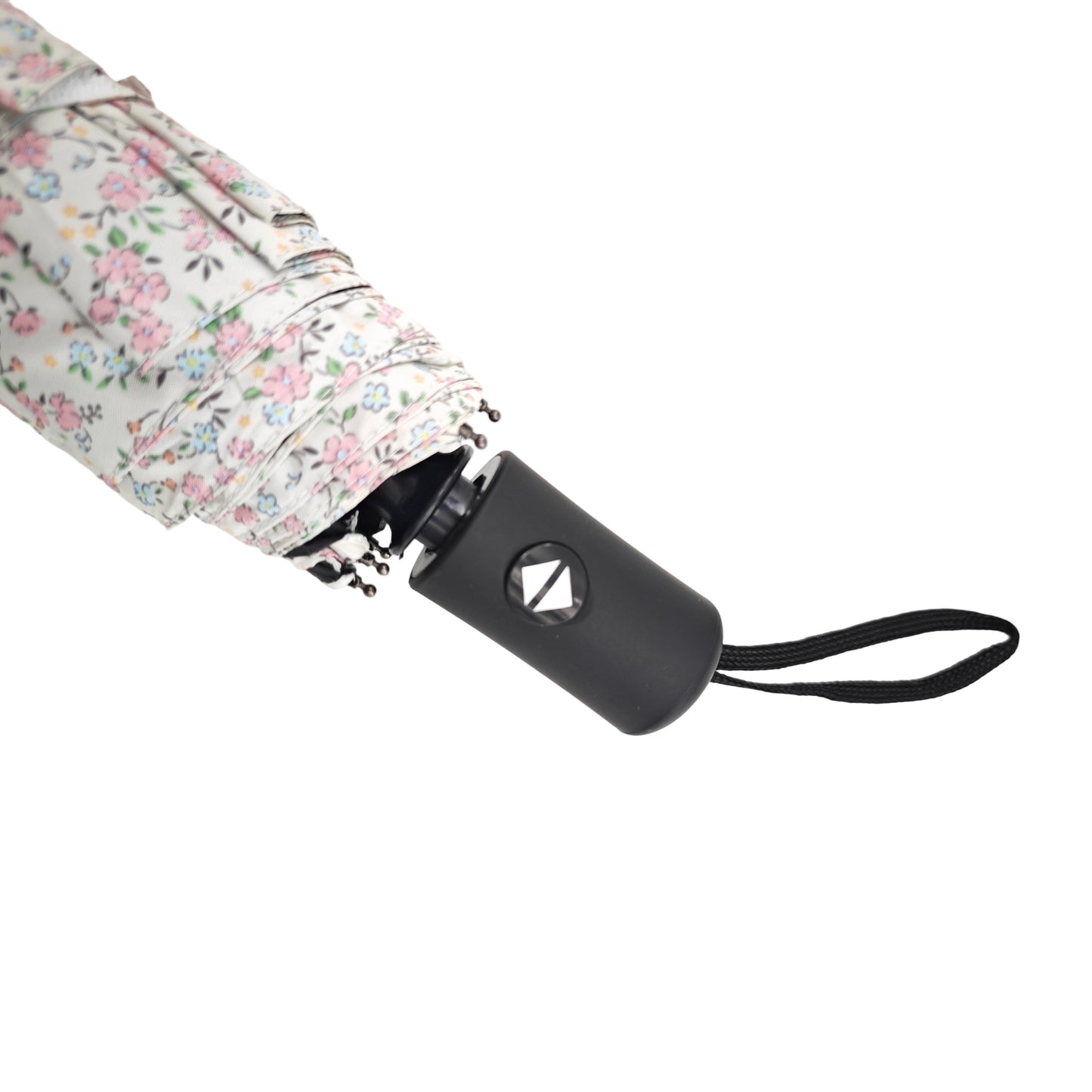 Paraguas Plegable Automático Floral – Protección Solar e Impermeable|Rosa lila floral