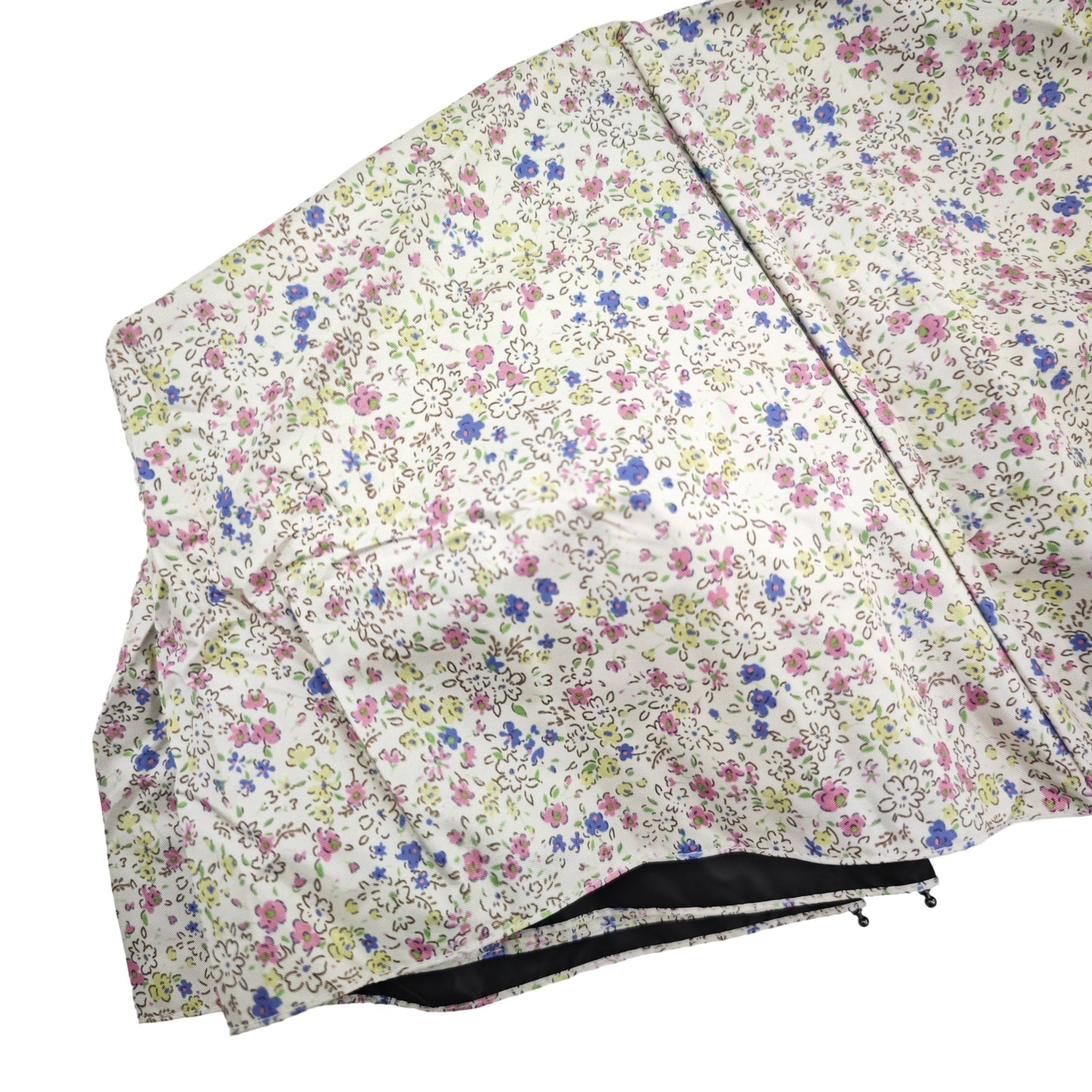 Paraguas Plegable Automático Floral – Protección Solar e Impermeable | Morado azul floral