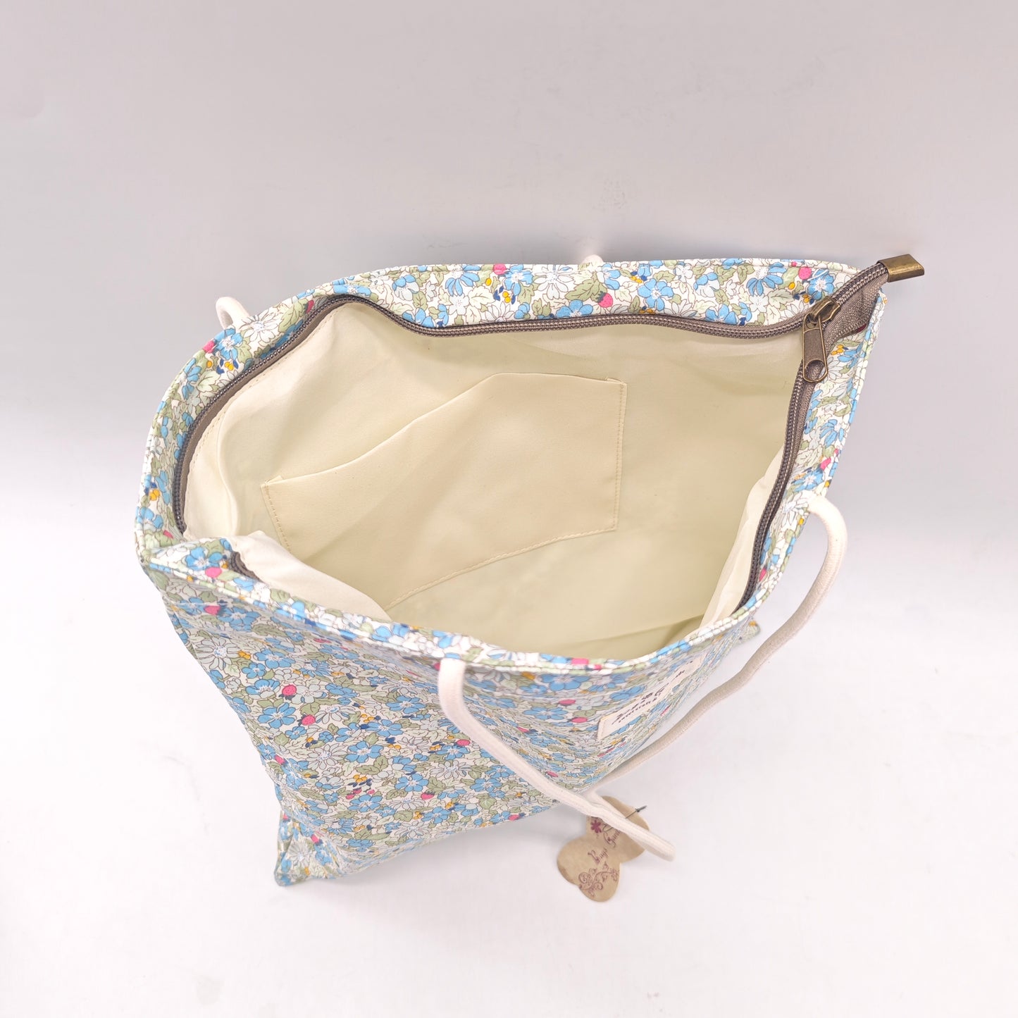 Bolso de Hombro Floral de Algodón