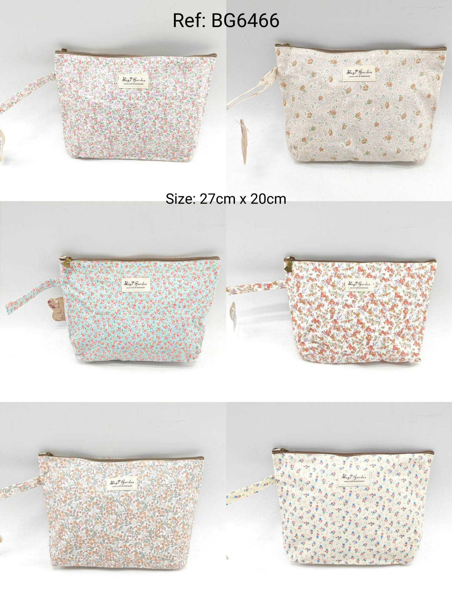 Large Waterproof Flower Toiletry Bag