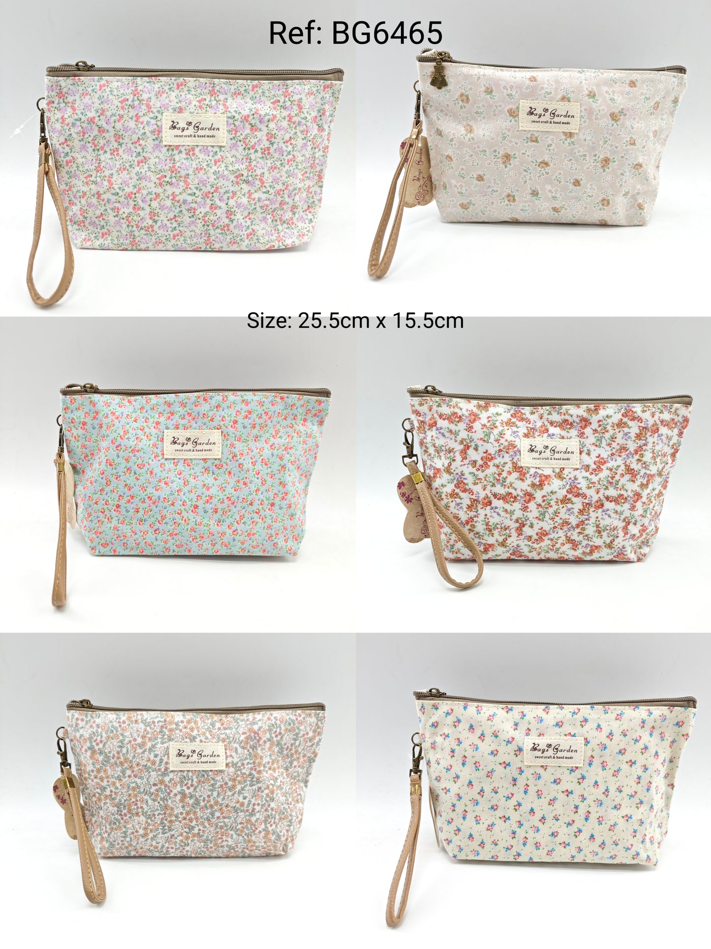 Medium Waterproof Floral Toiletry Bag