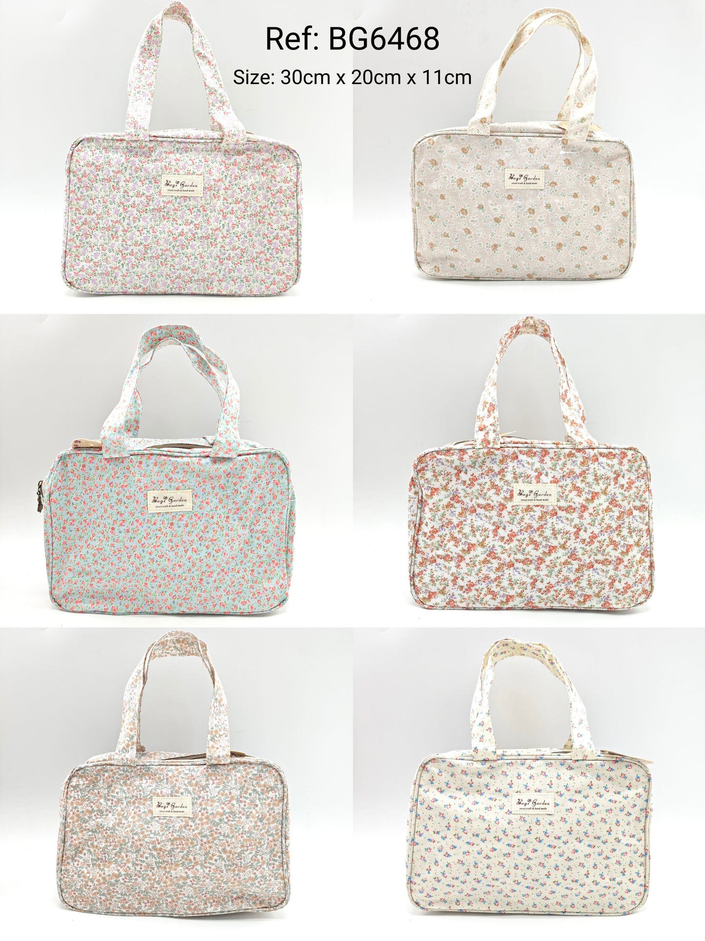 Bolso de Mano Impermeable de flores