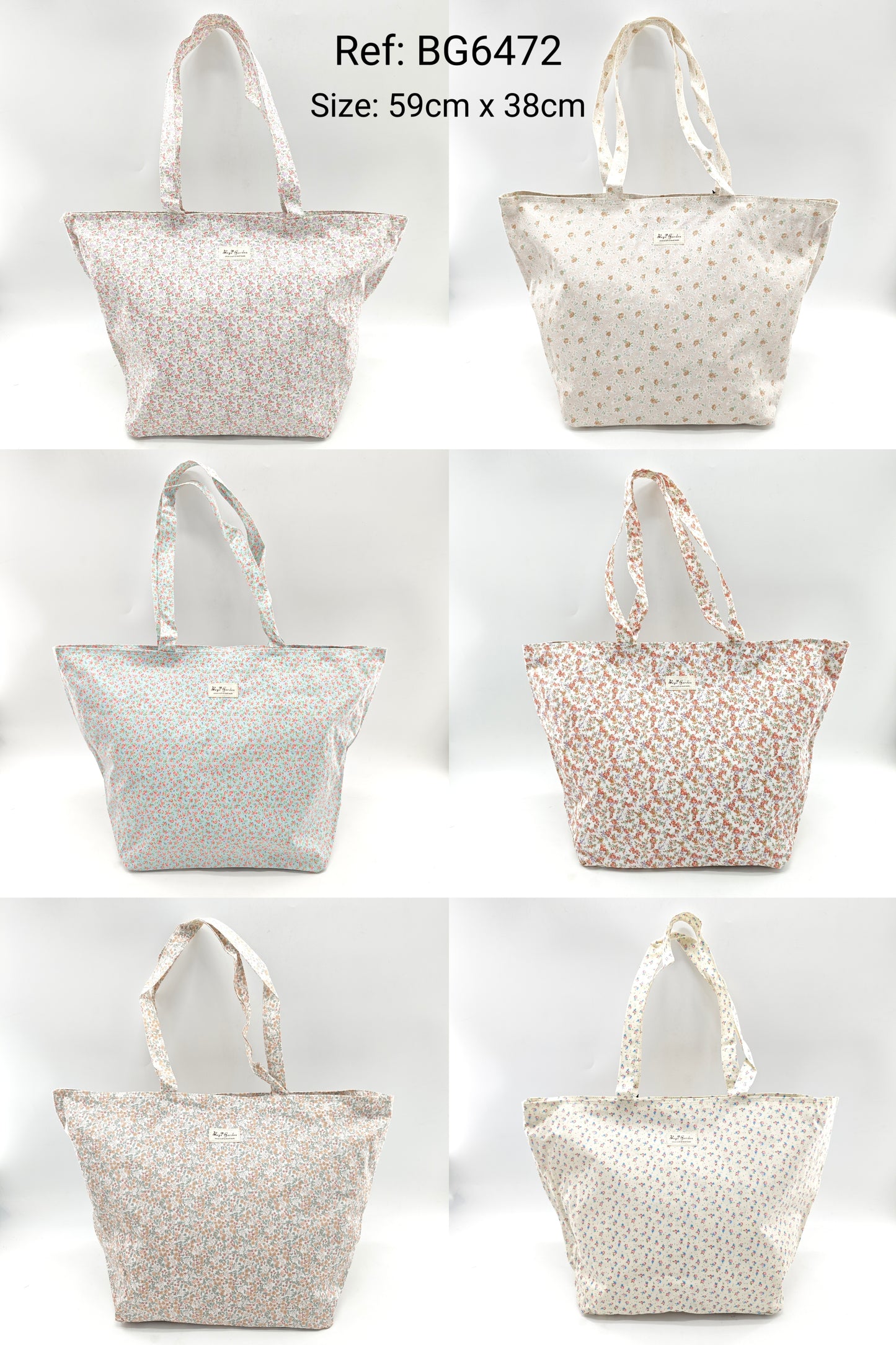 Waterproof flower beach bag
