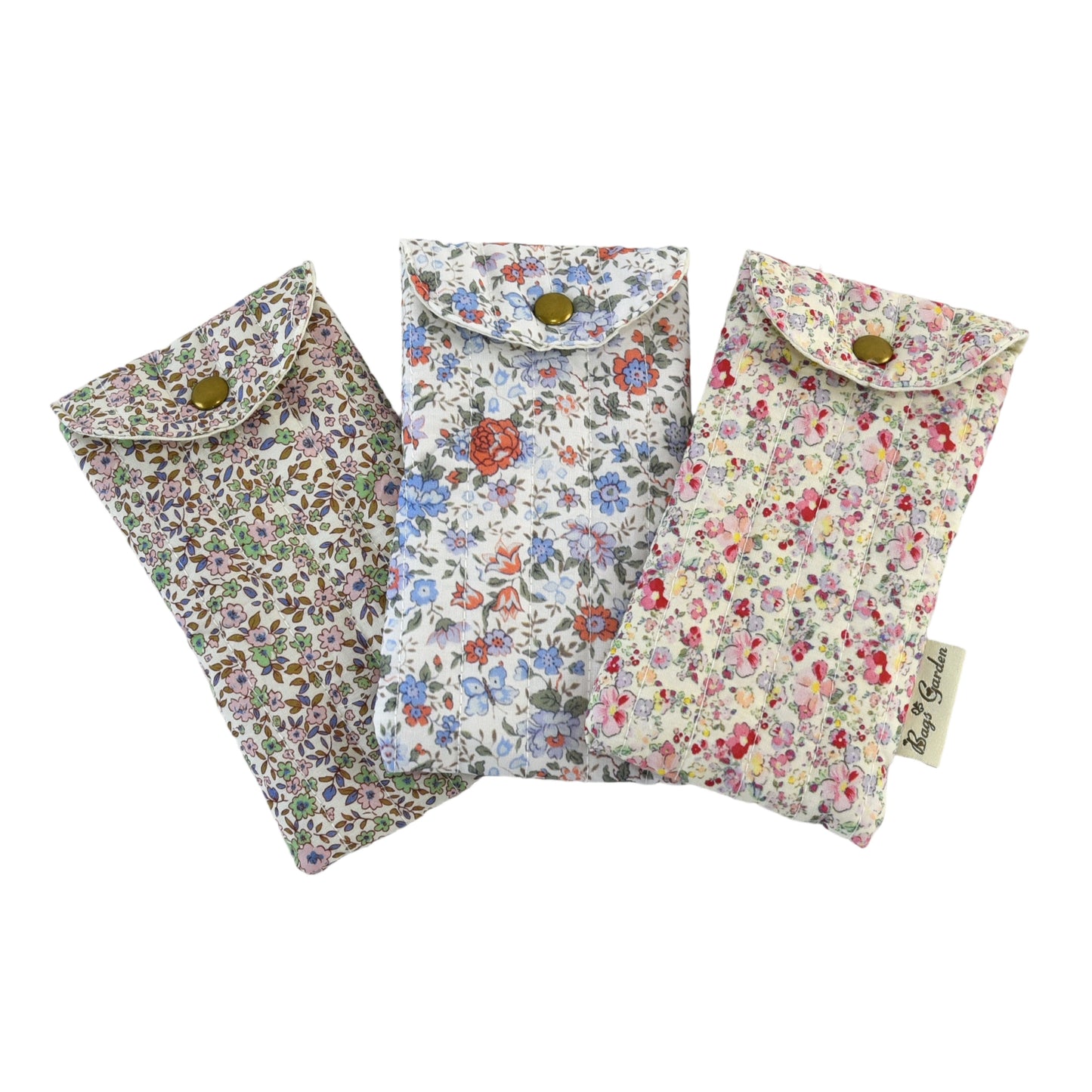 Funda protectora para gafas de sol o lectura floral