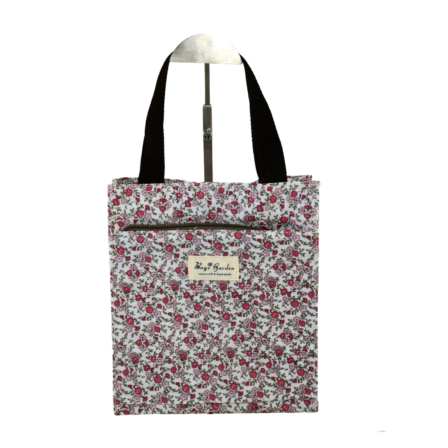 Bolso de mano grande impermeable floral