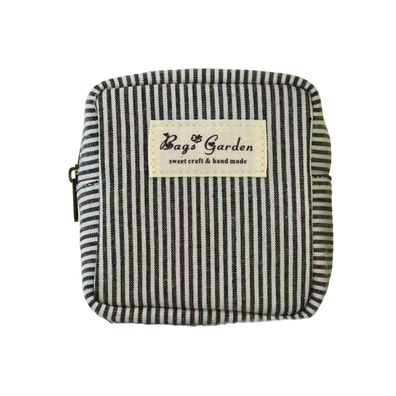 Monedero de algodón mini rayas