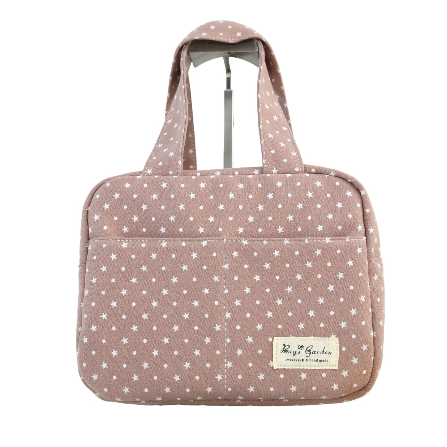 Bolso de mano de algodón con estrellas – Multiusos y con bolsillos