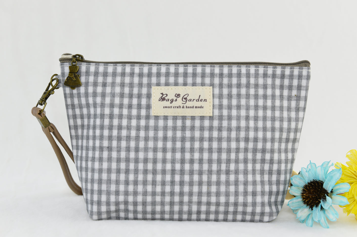 Small Waterproof Vichy Toiletry Bag