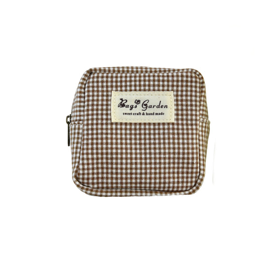 Monedero de algodón mini vichy