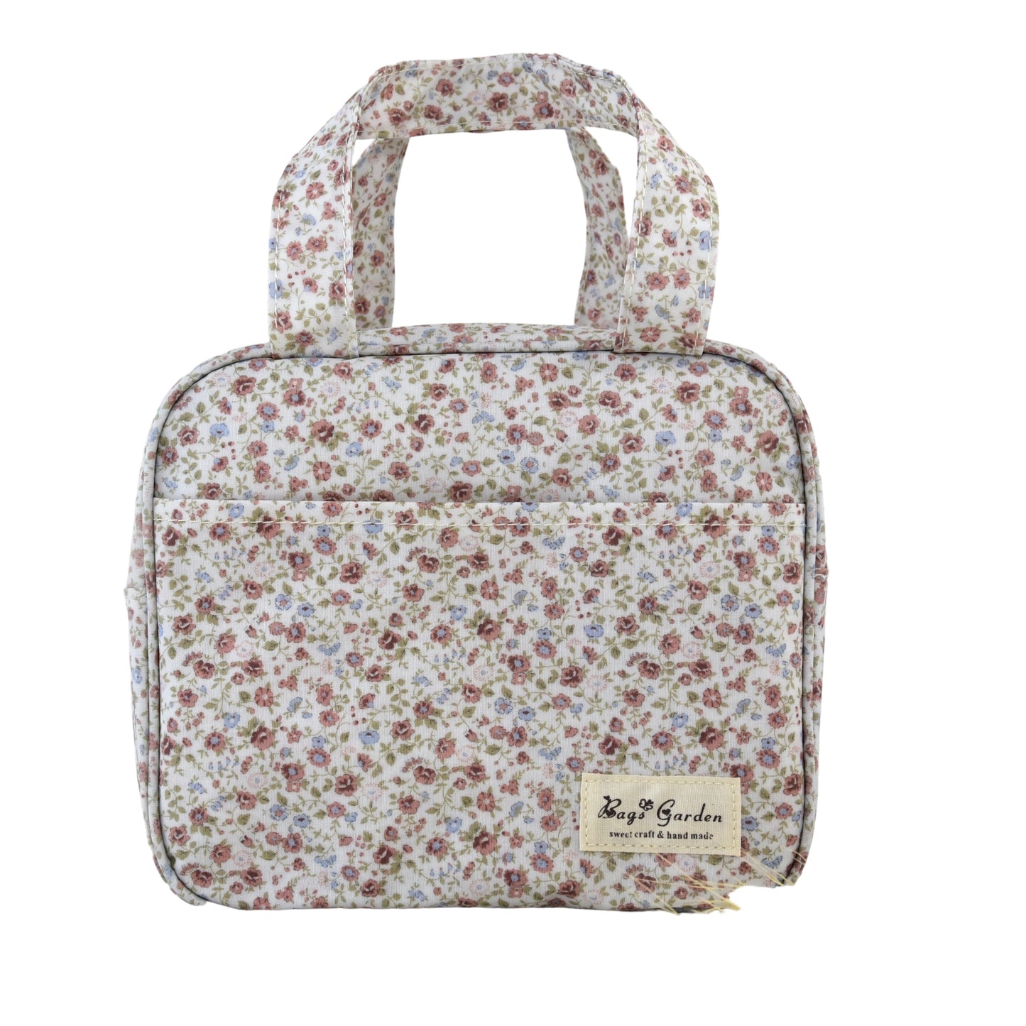 Bolso nevera cuadrado impermeable con estampado floral