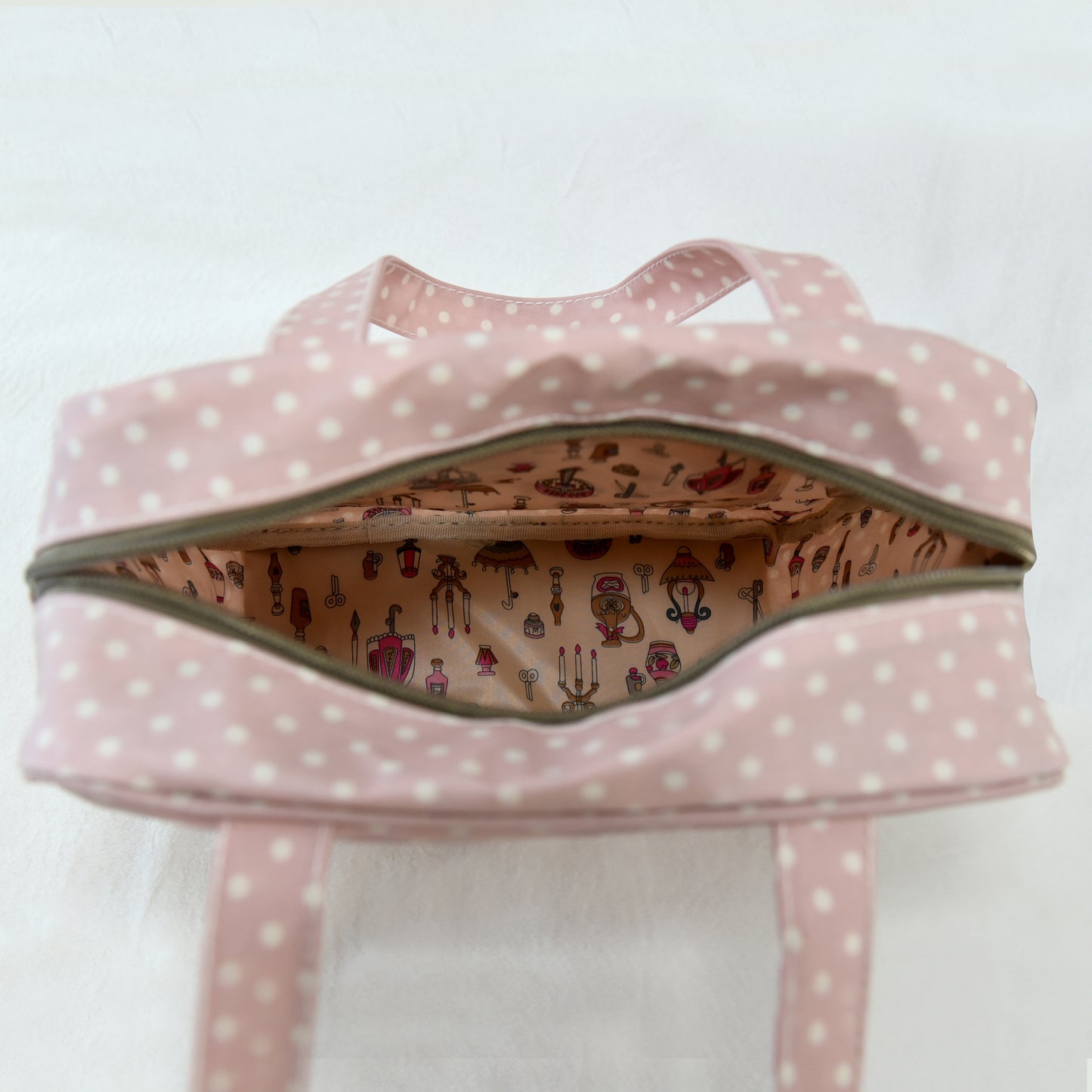 Small Waterproof Polka Dot Handbag