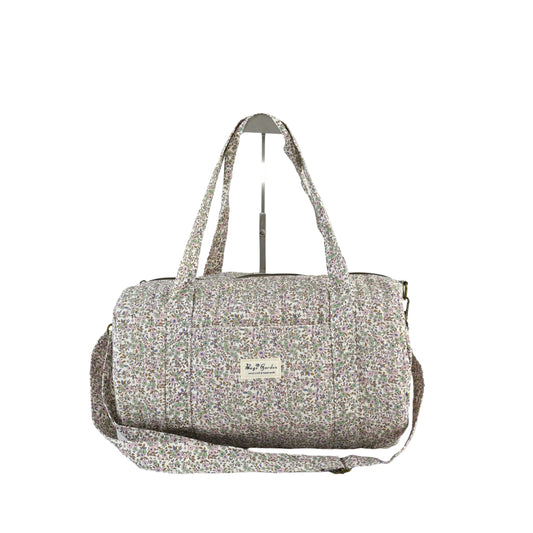 Bolso barrel de algodón floral