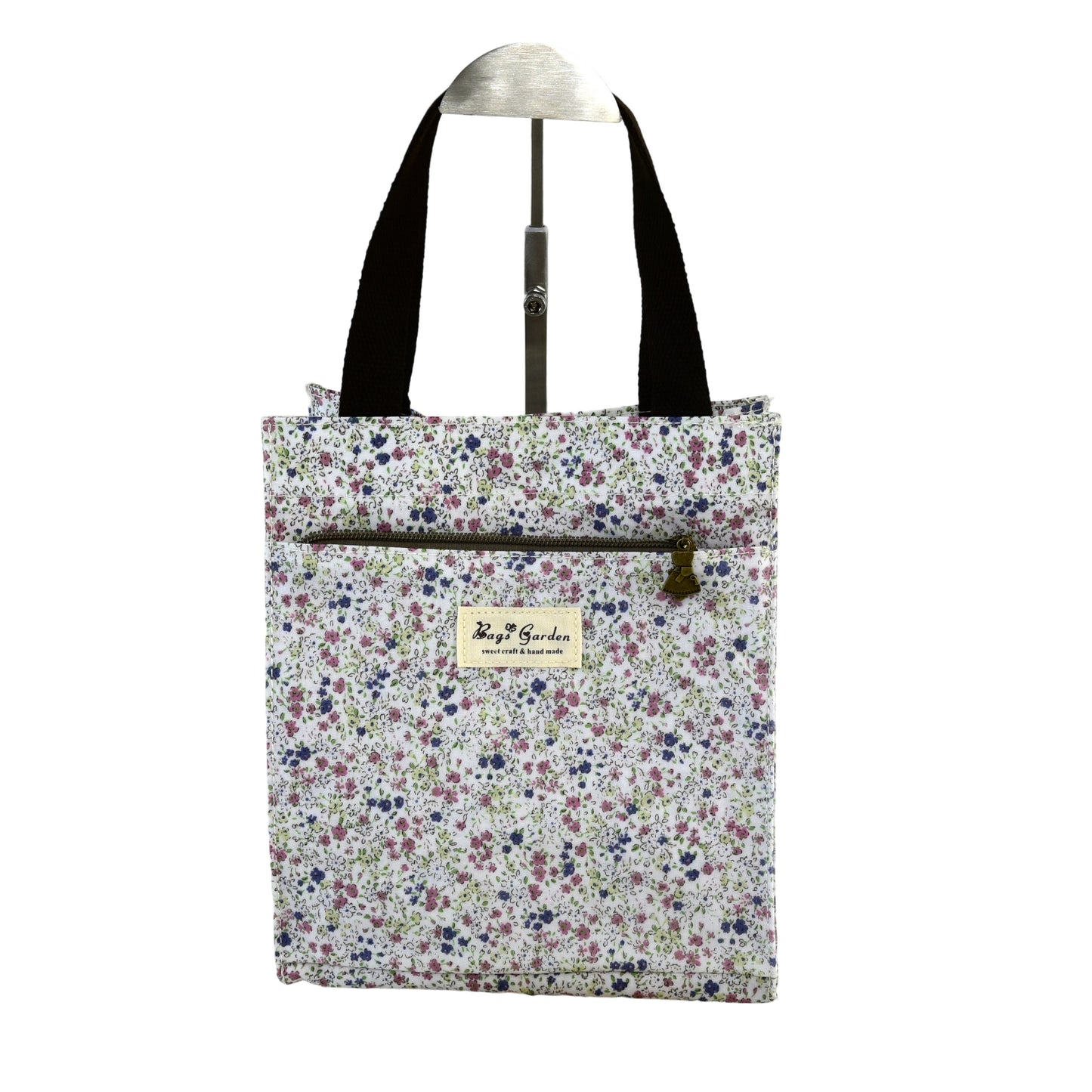 Bolso de mano grande impermeable floral