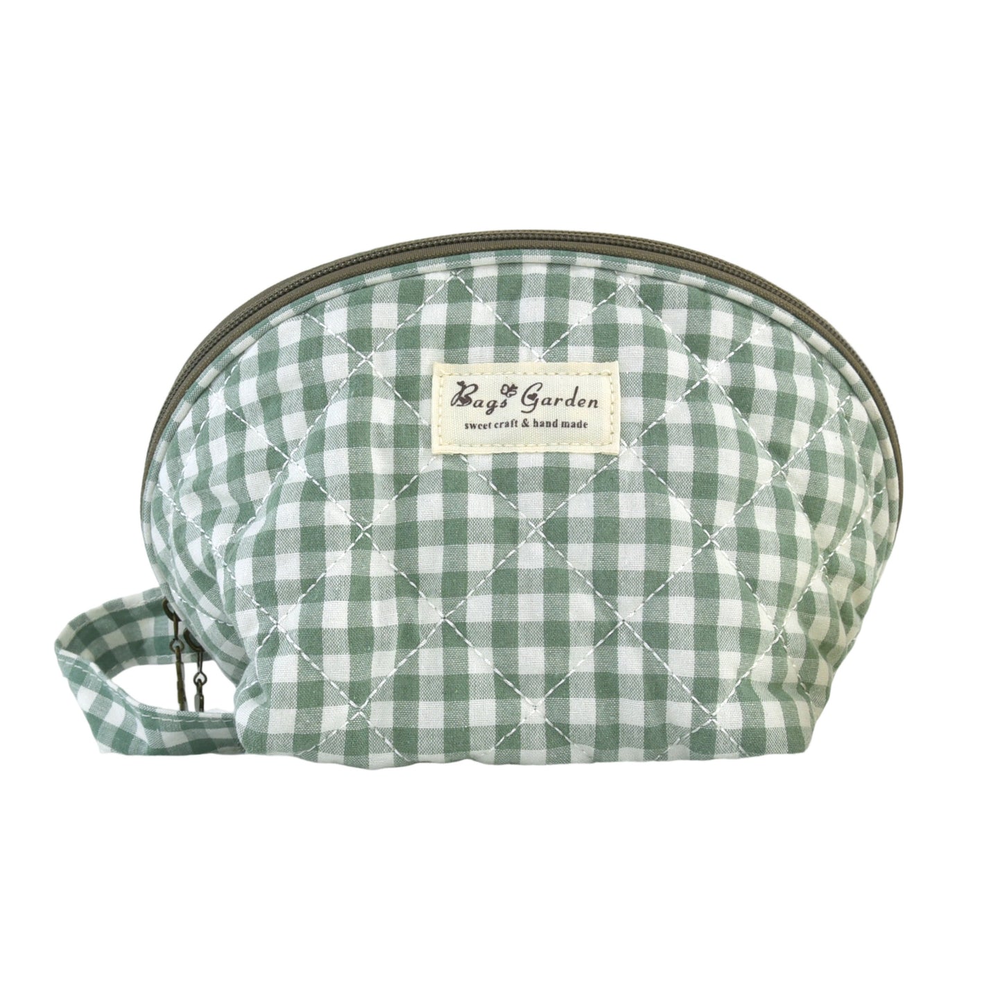 Neceser de Algodón Acolchado con Vichy Grande