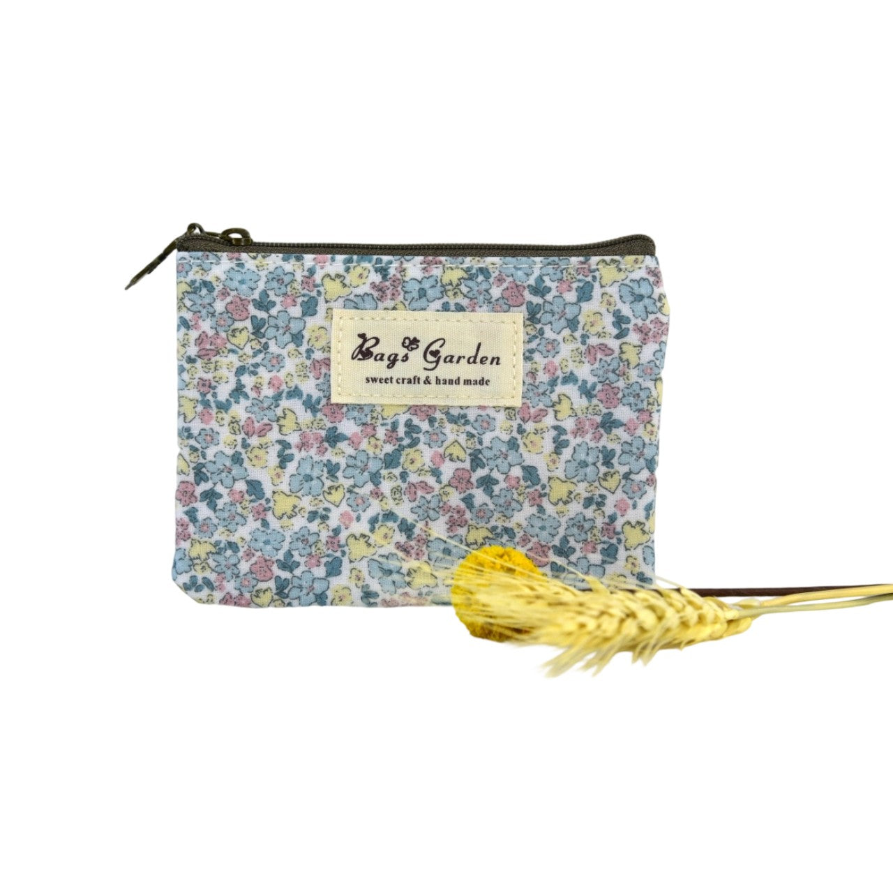 Monedero impermeable de flores
