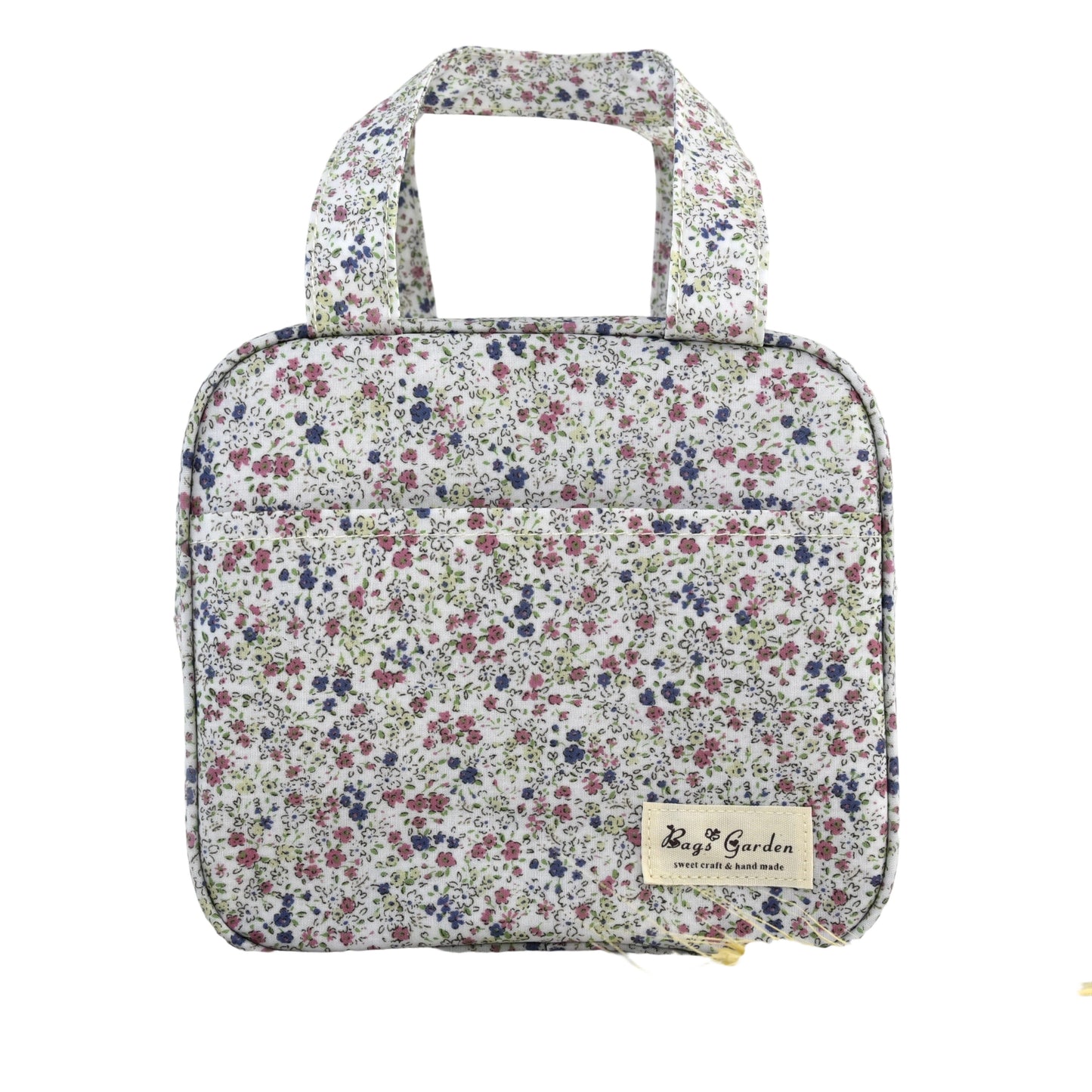 Bolso nevera cuadrado impermeable con estampado floral