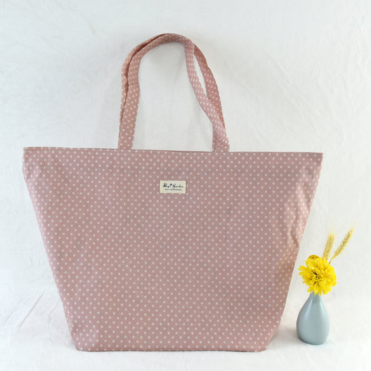 Bolso de playa impermeable de lunares