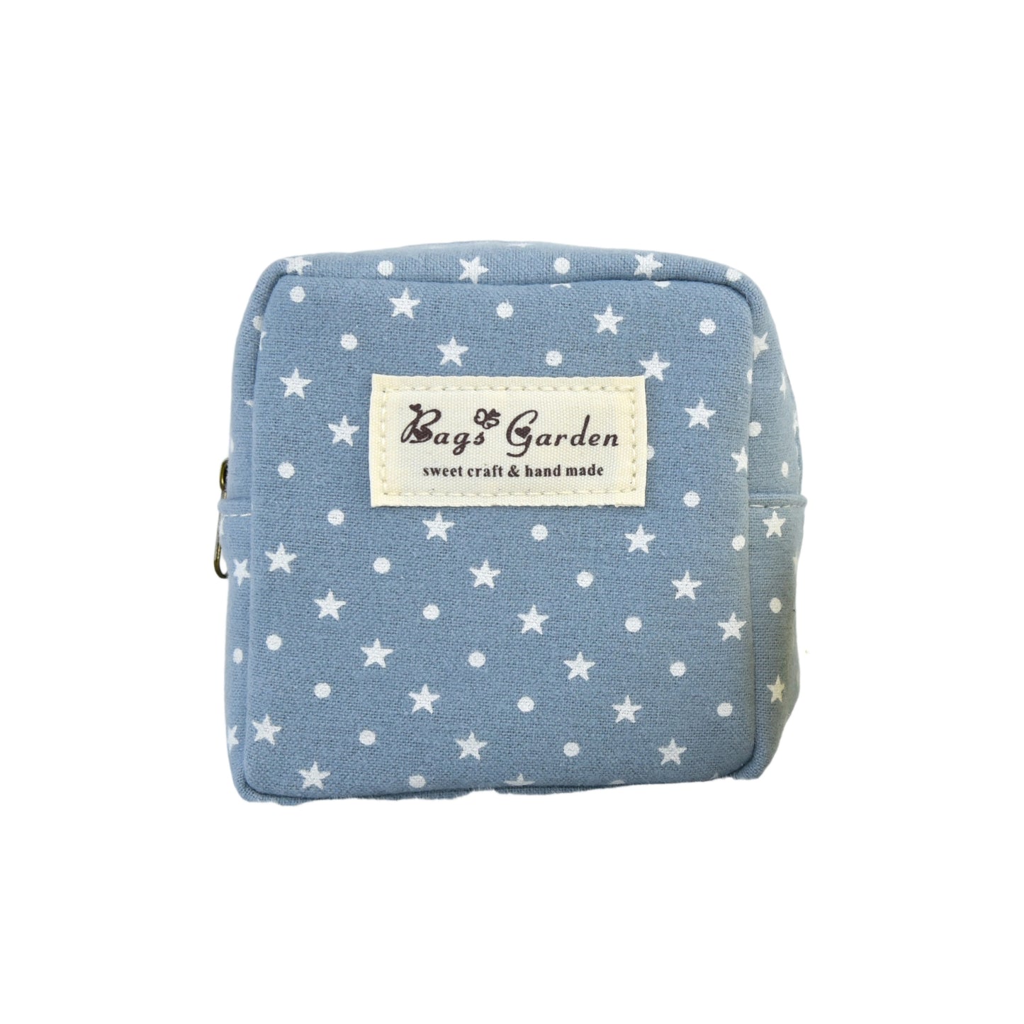 Bolsa organizadora de algodón con estrellas – Para objetos personales y toallas higiénicas