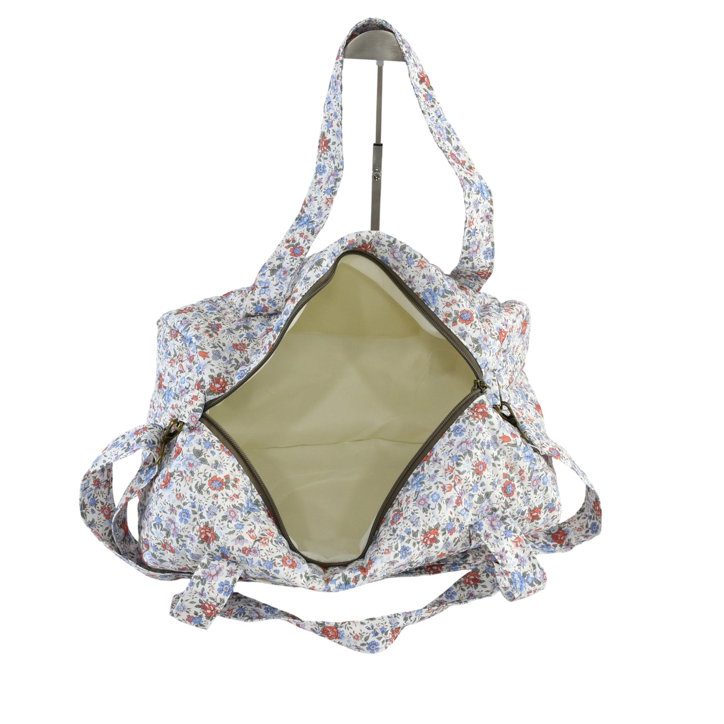 Bolso barrel de algodón floral