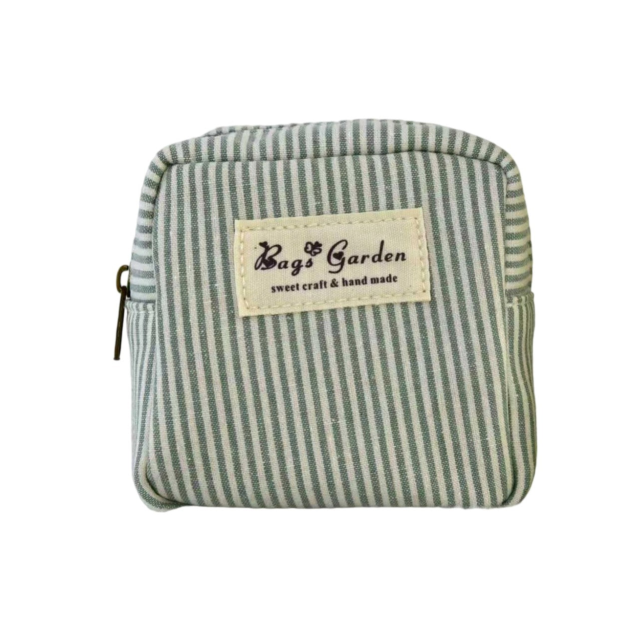 Monedero de algodón mini rayas