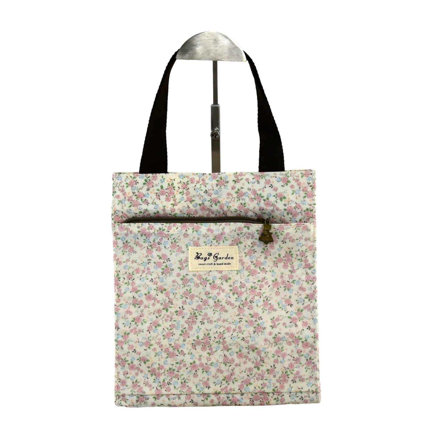 Bolso de mano grande impermeable floral