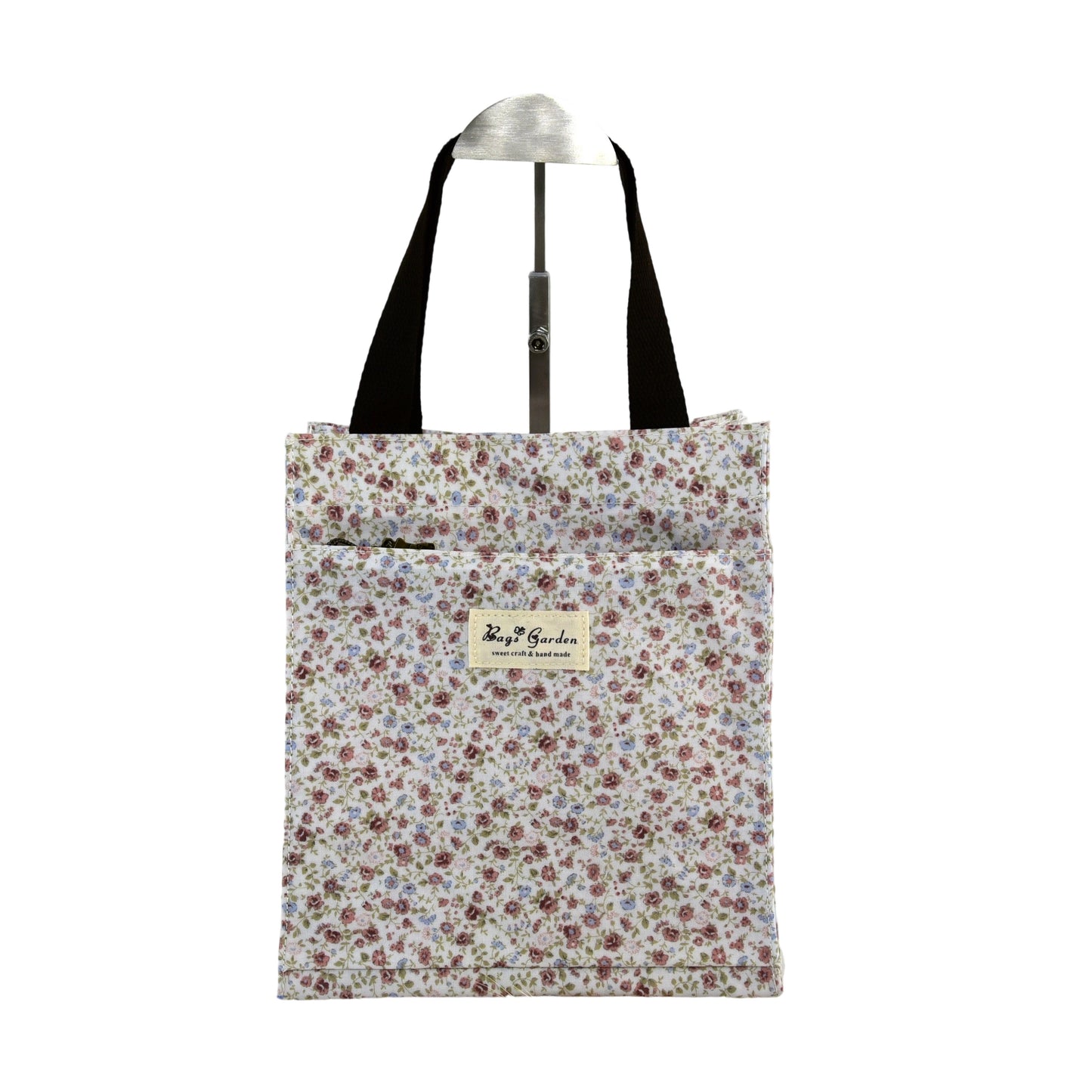 Bolso de mano grande impermeable floral