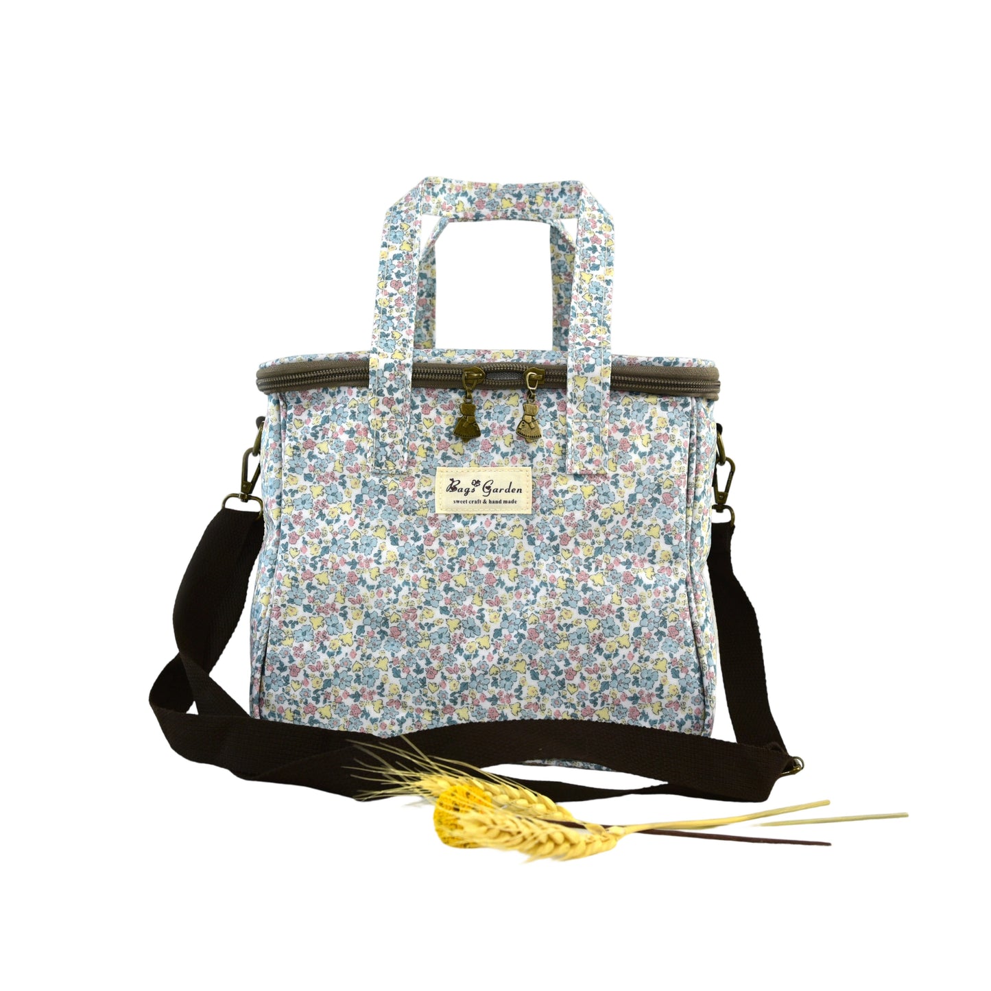Nevera pequeño impermeable de flores