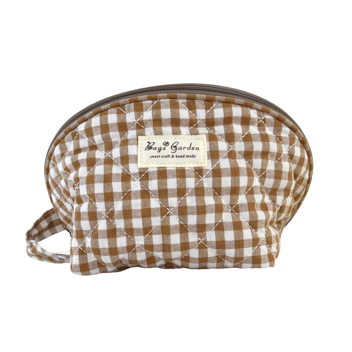 Neceser de Algodón Acolchado con Vichy Grande