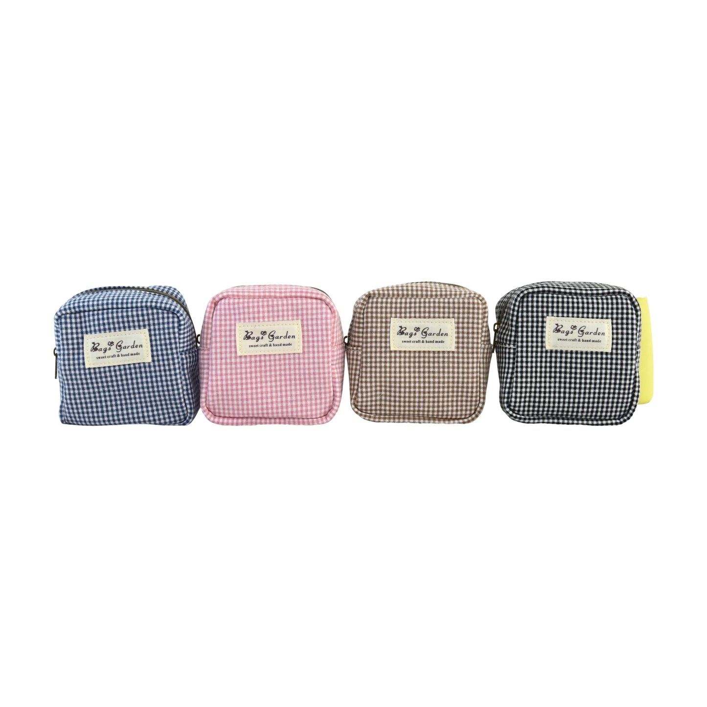 Monedero de algodón mini vichy