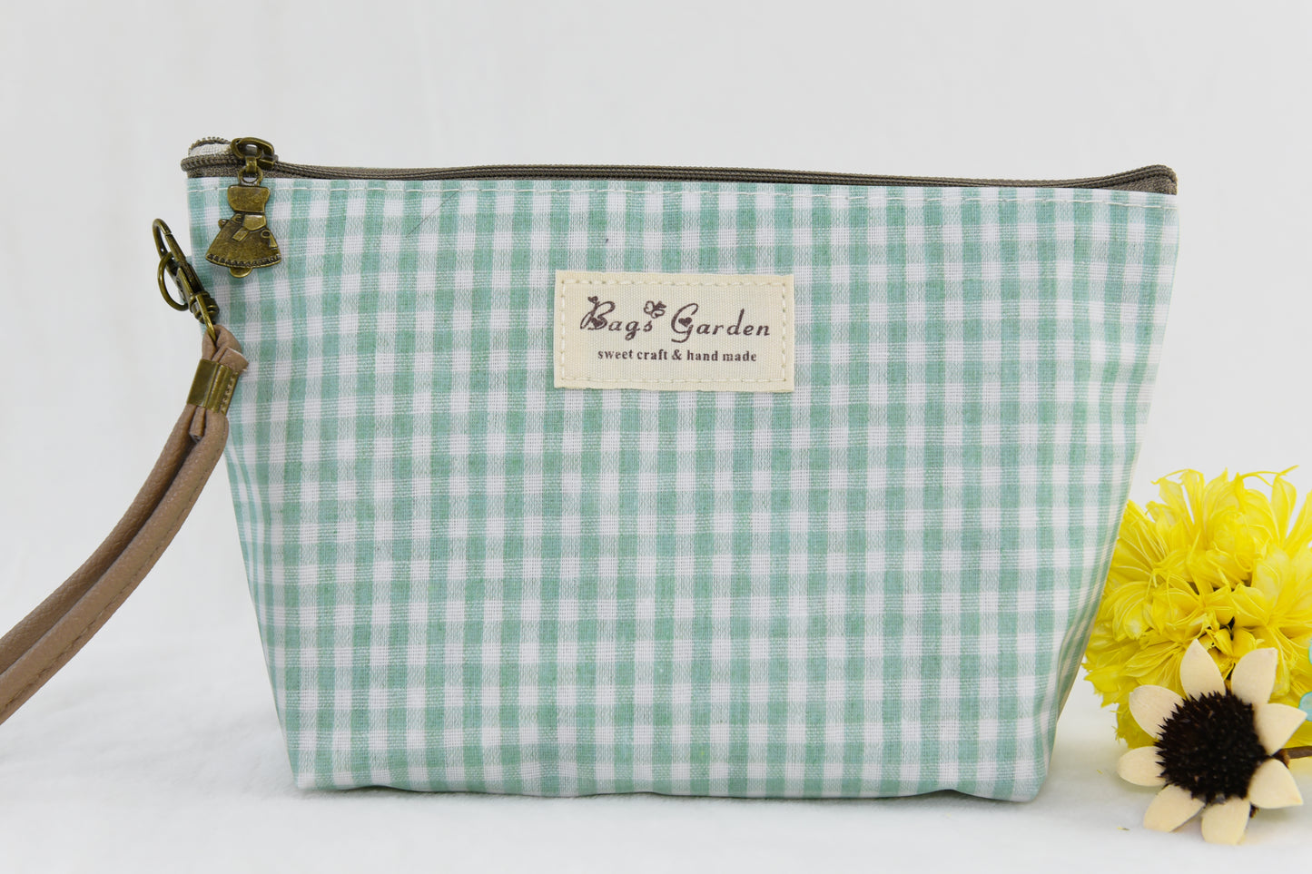 Small Waterproof Vichy Toiletry Bag