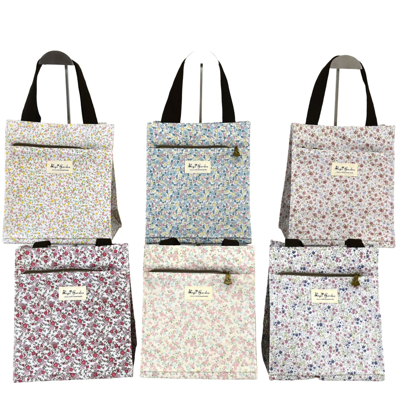 Bolso de mano pequeño impermeable floral