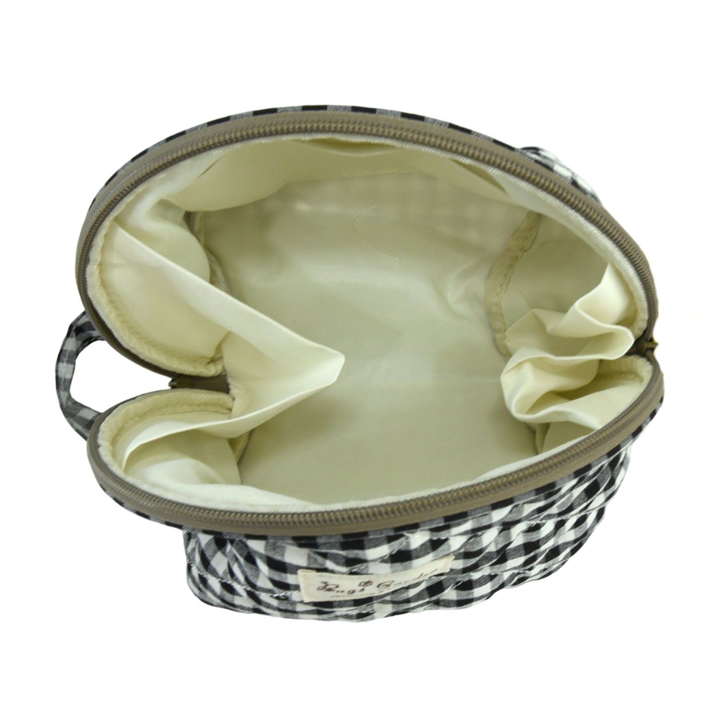 Neceser de Algodón Acolchado con Vichy Grande