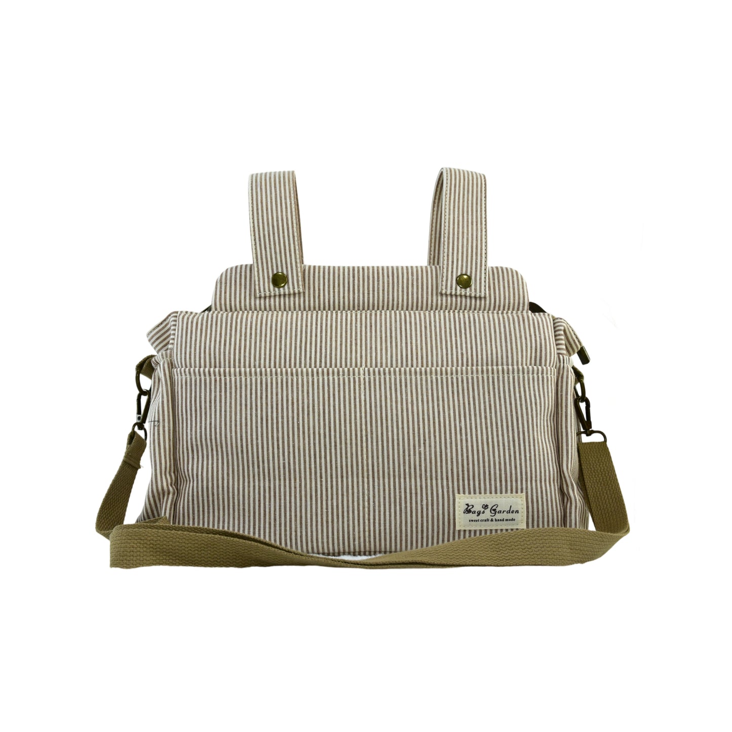 Organizador de cochecito de bebé – Algodón mini rayas