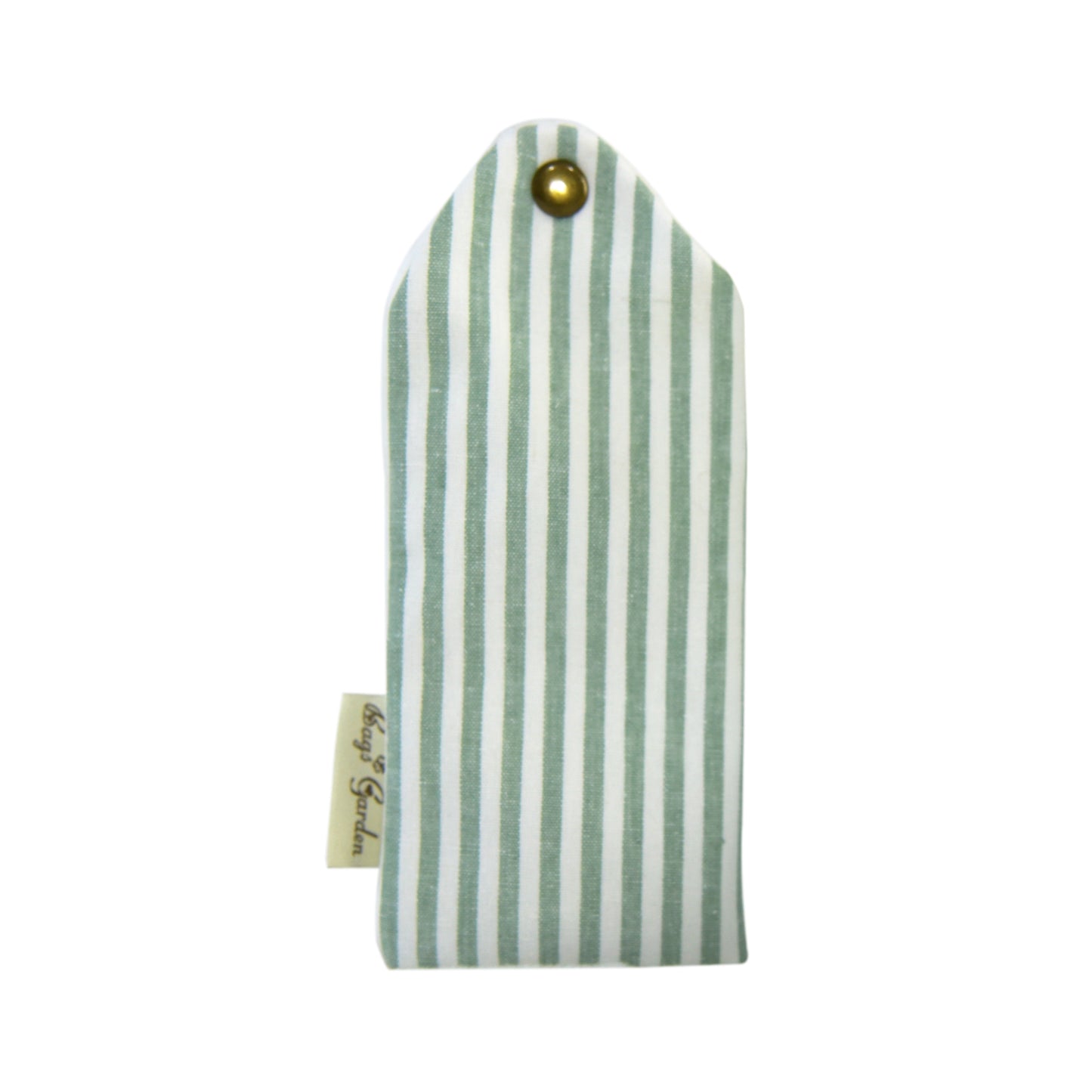 Funda de gafas de algodón con estampado de rayas