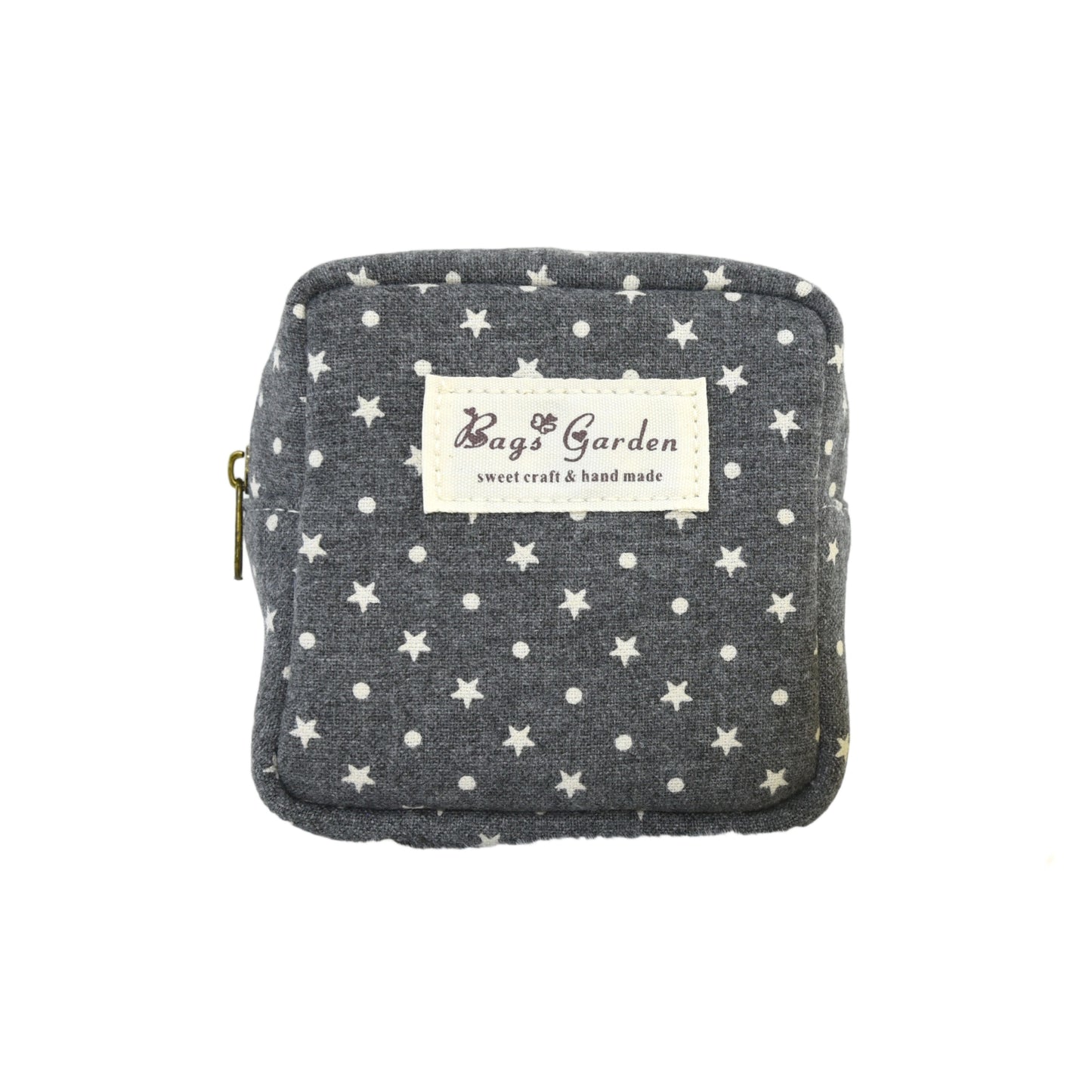 Bolsa organizadora de algodón con estrellas – Para objetos personales y toallas higiénicas