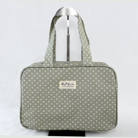Bolso de mano impermeable de lunares