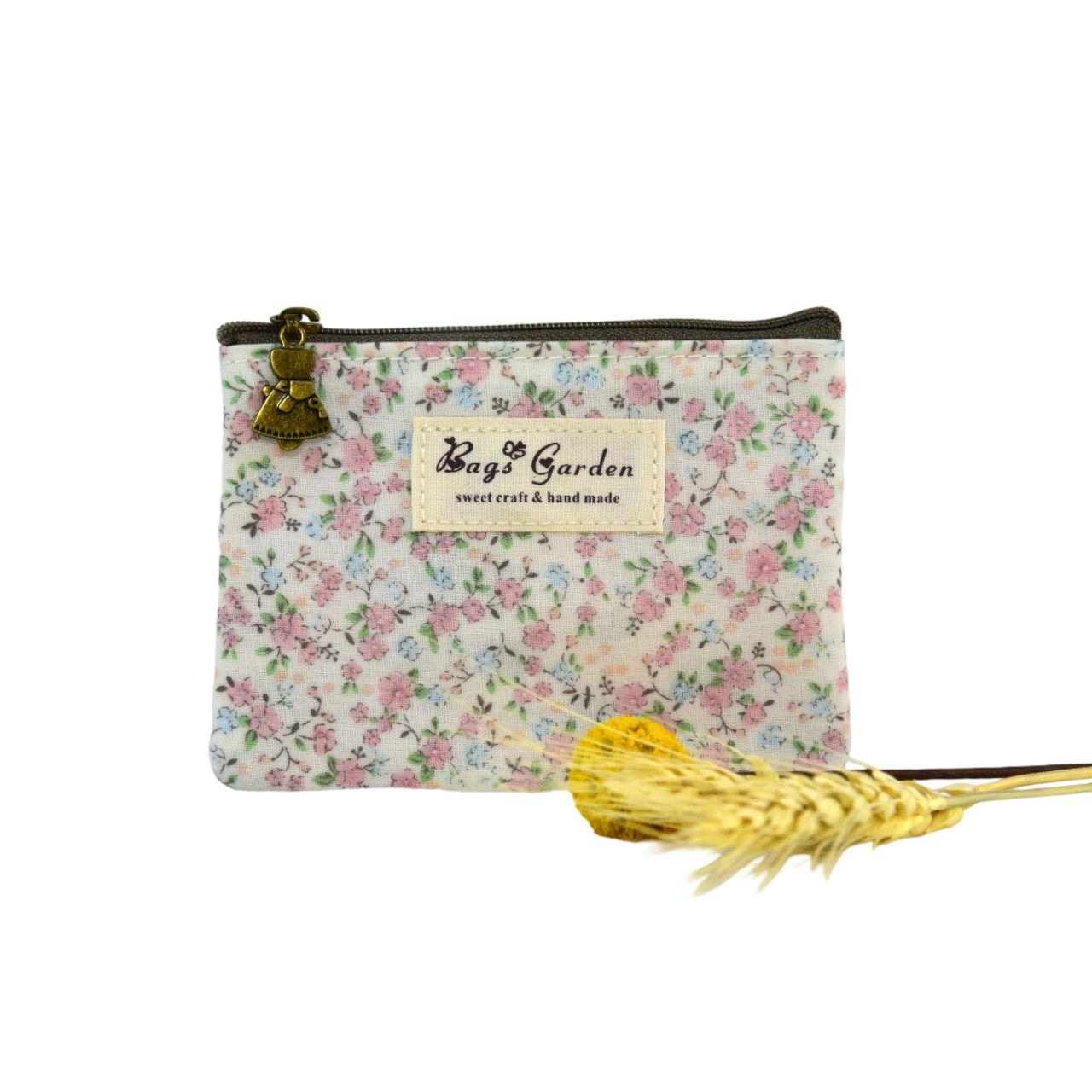 Monedero impermeable de flores