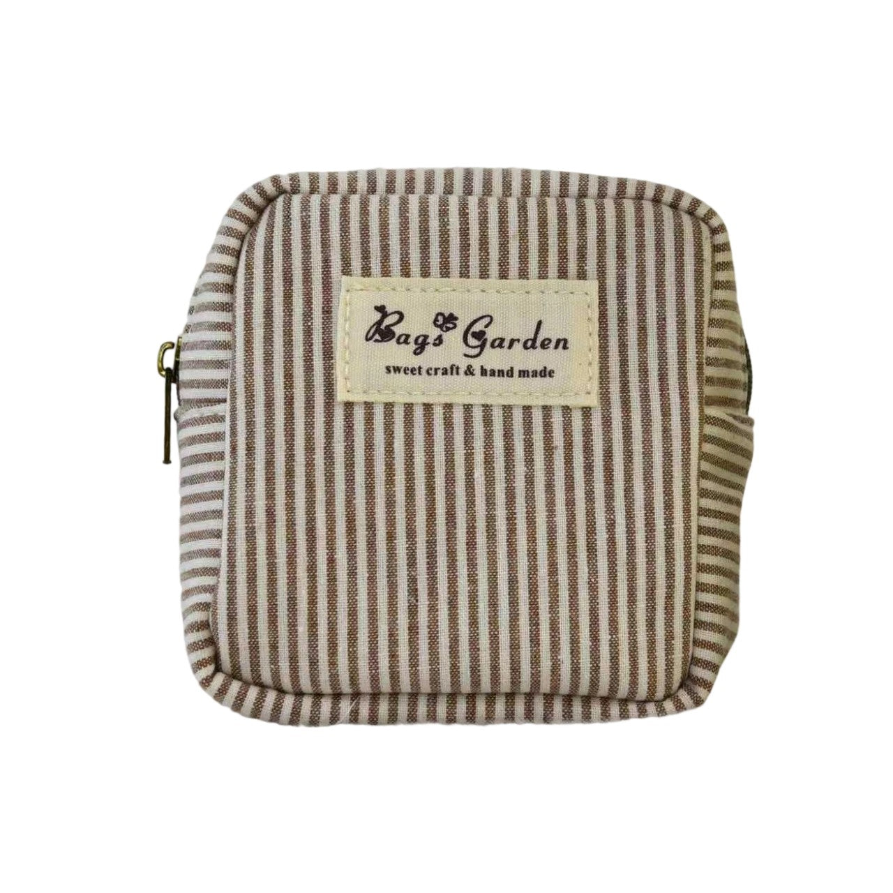 Monedero de algodón mini rayas