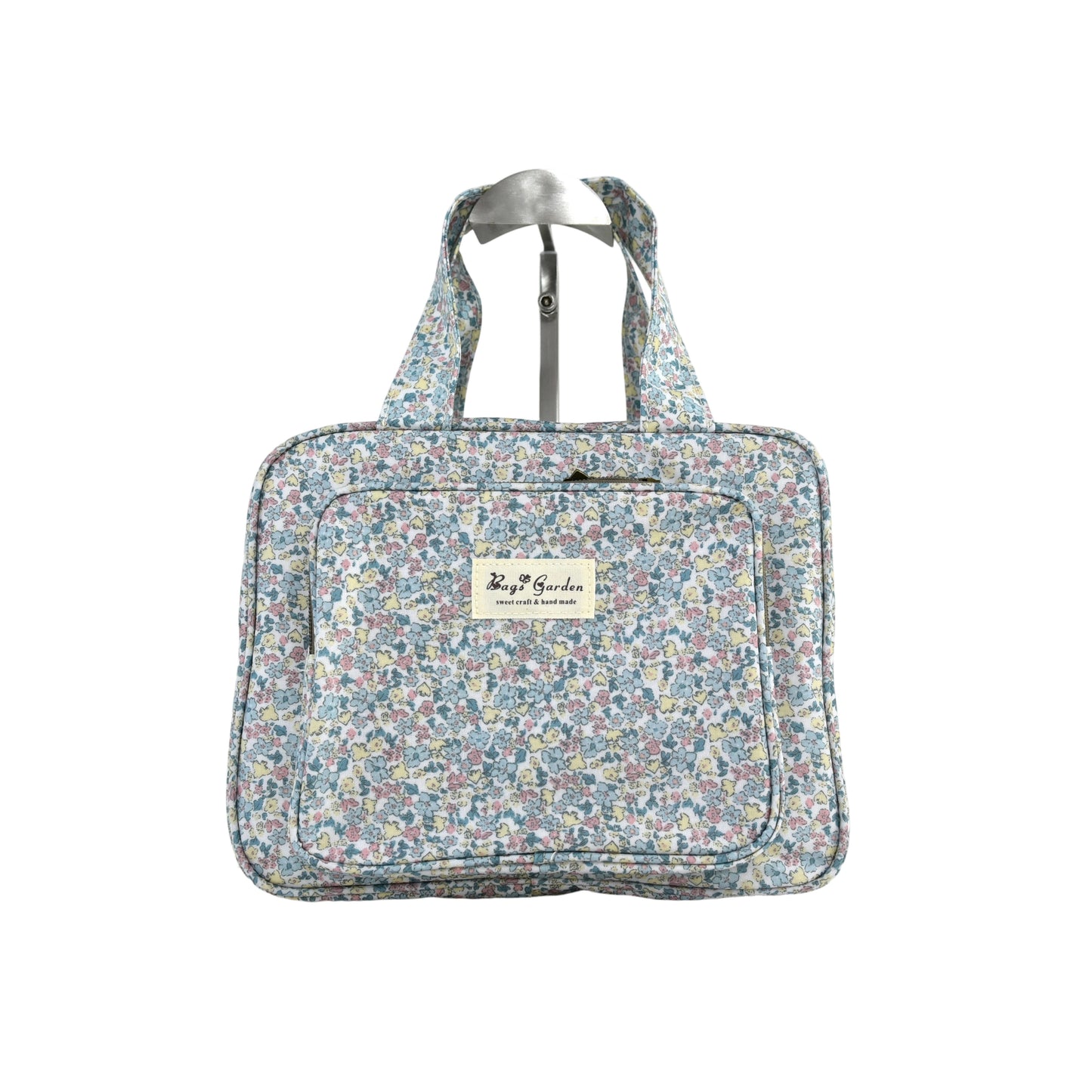 Neceser pequeño colgable impermeable de flores