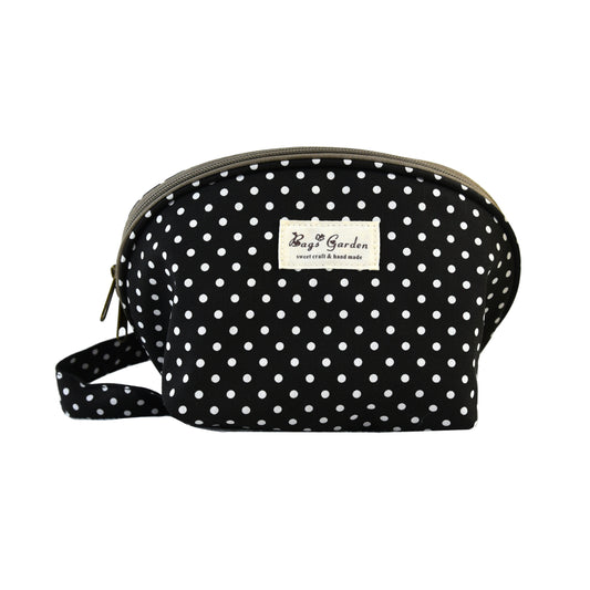 Neceser Semicircular con Lunares – Para Ropa Interior y Sujetadores