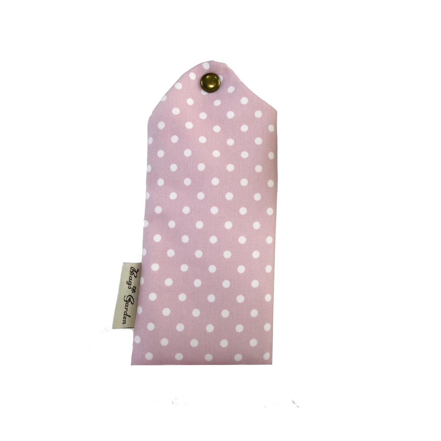 Polka dot cotton glasses case